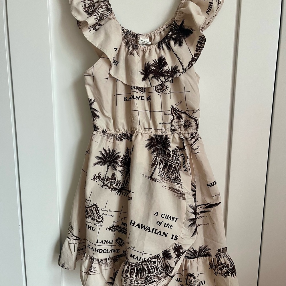 Tropical Print Kids Dress